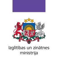 IZM logo latviešu valodā