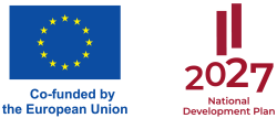 Co-funded by the European Union and National Development Plan logo