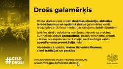 Drošs galamērķis infografika