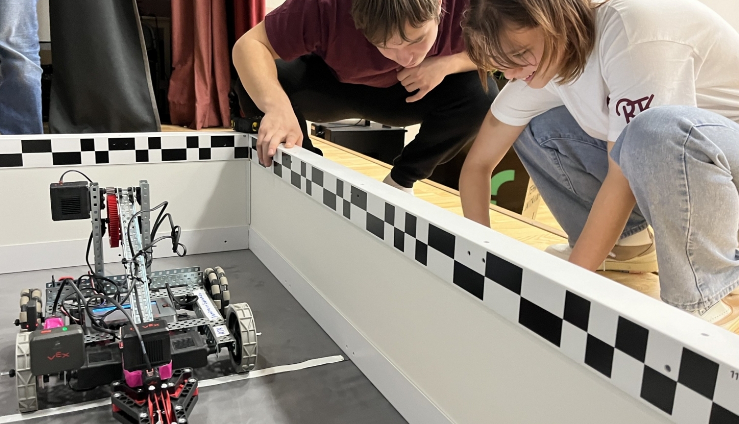 Prasmju konkursa “Mobilā robotika” darba uzdevuma - robota pārvietošanas, izpilde